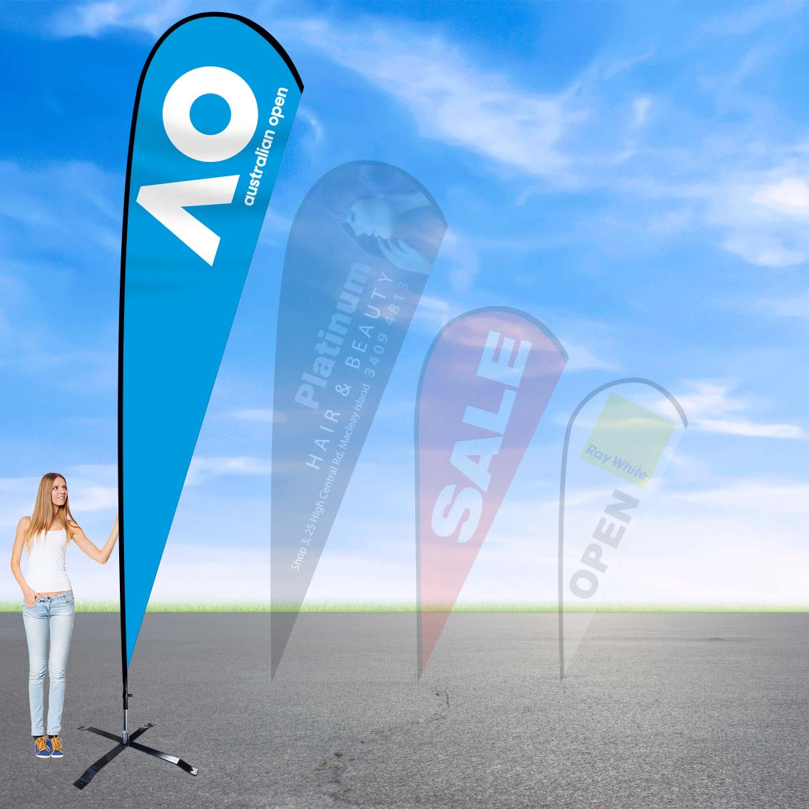 Teardrop Banners