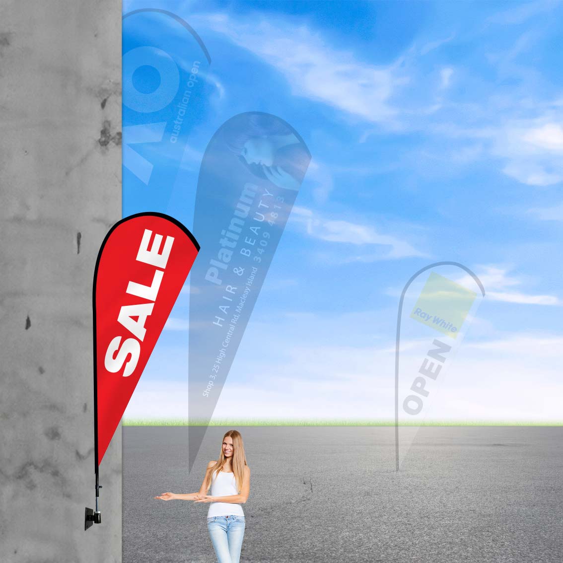 Teardrop Banners