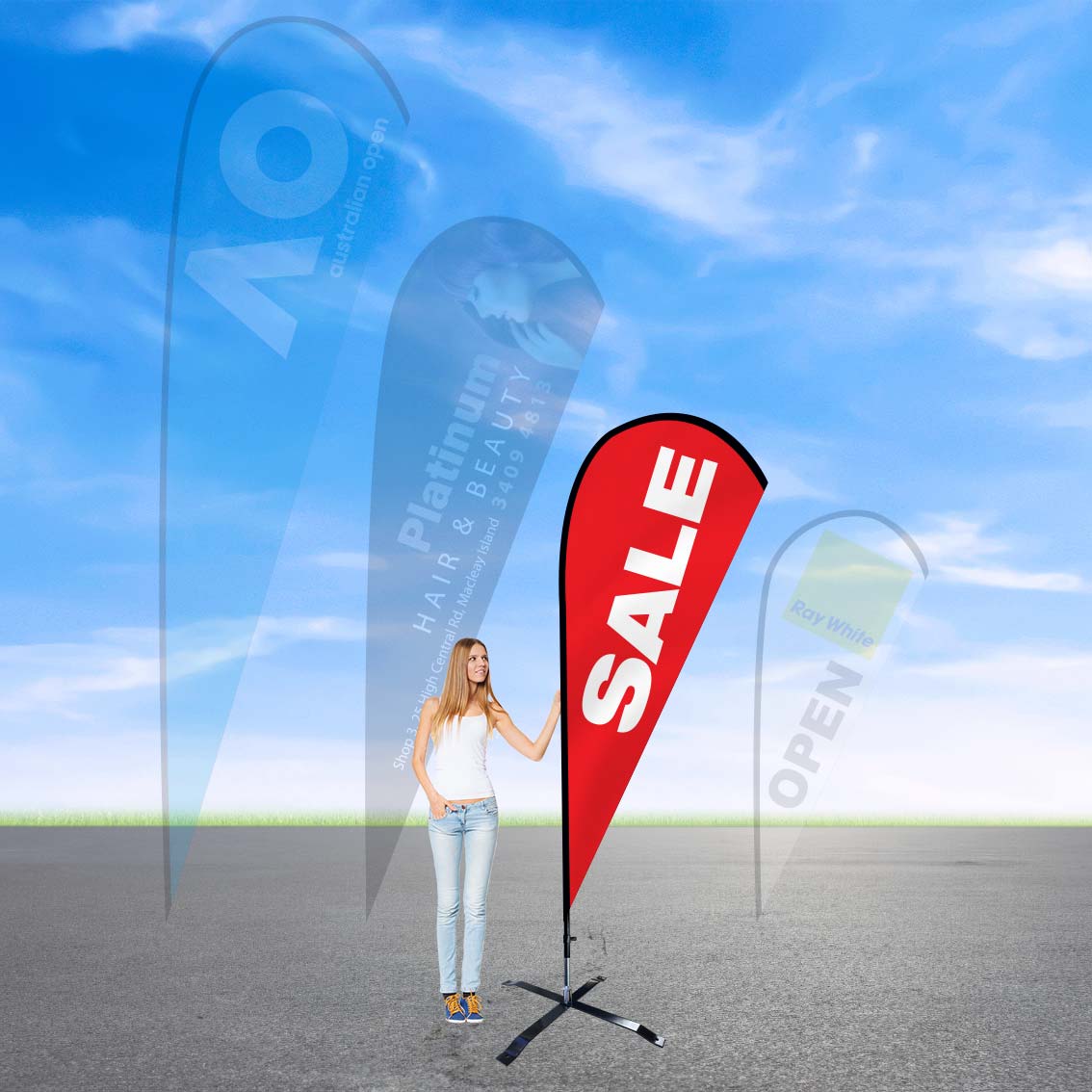 Teardrop Banners