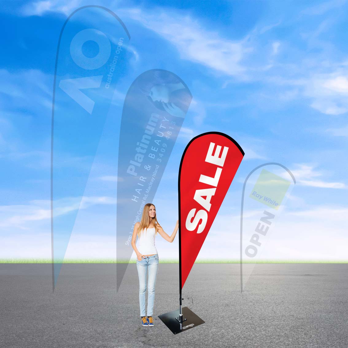 Teardrop Banners