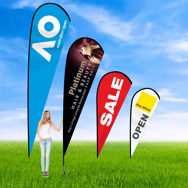 How to choose a teardrop banner base?