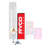 Rectangle Banner Flags