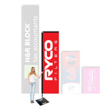 Rectangle Banner Flags