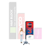 Rectangle Banner Flags