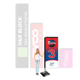 Rectangle Banner Flags