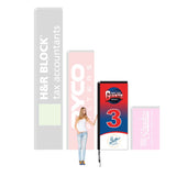 Rectangle Banner Flags
