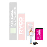 Rectangle Banner Flags