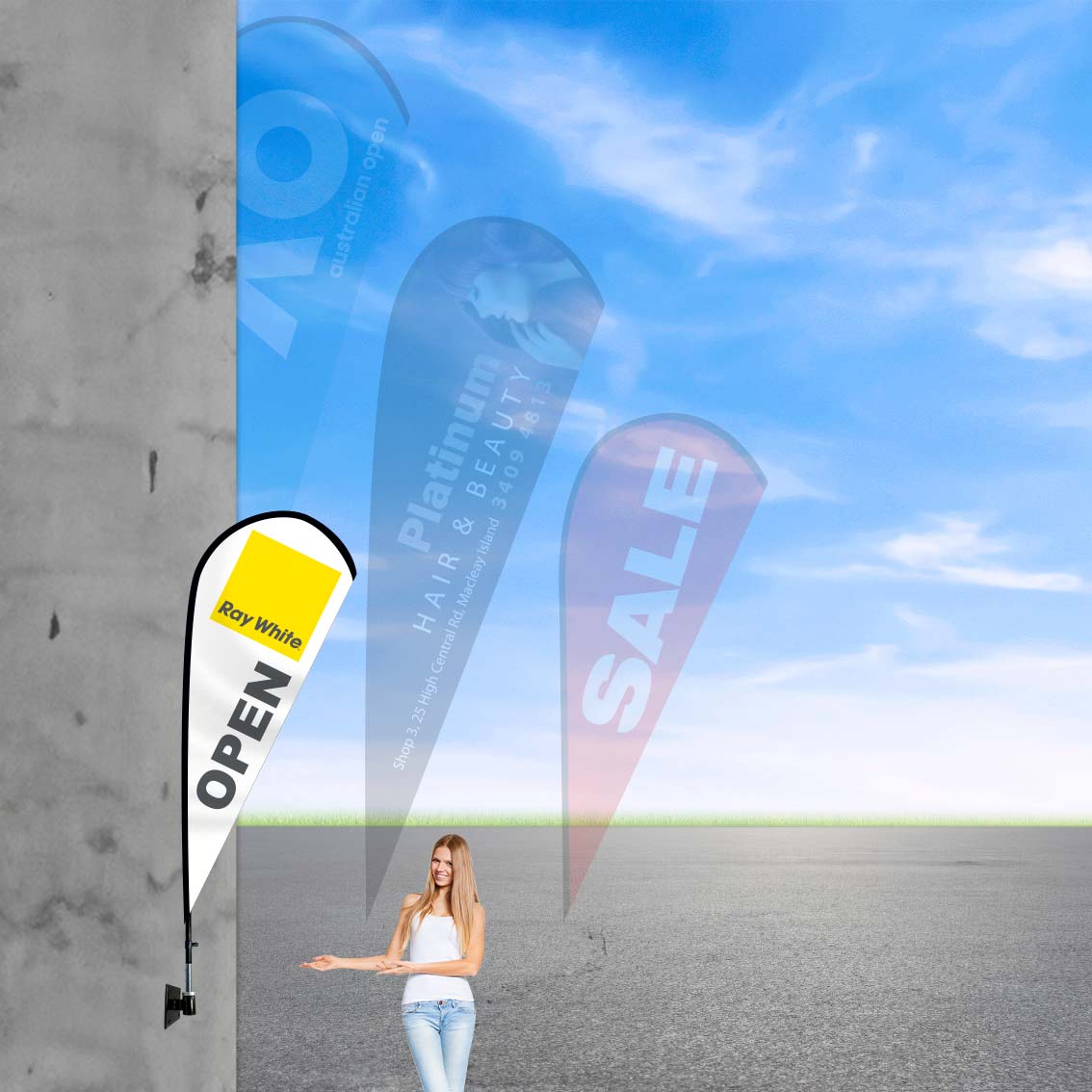 Teardrop Banner Flags-zoom-6