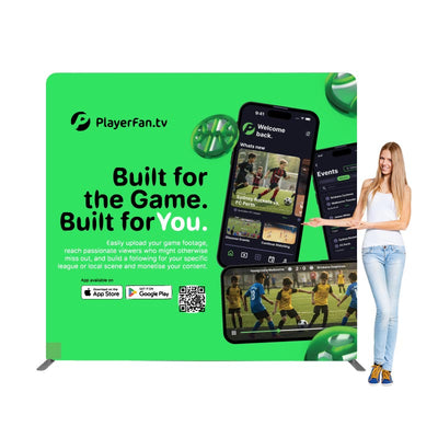 Stretch Fabric Media Walls