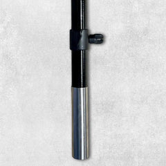 Steel reinforced flag banner pole