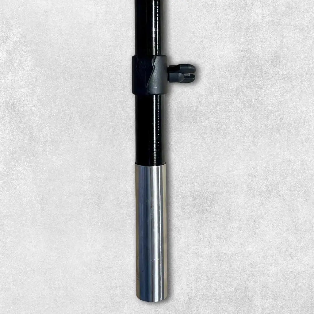 Steel reinforced flag banner pole